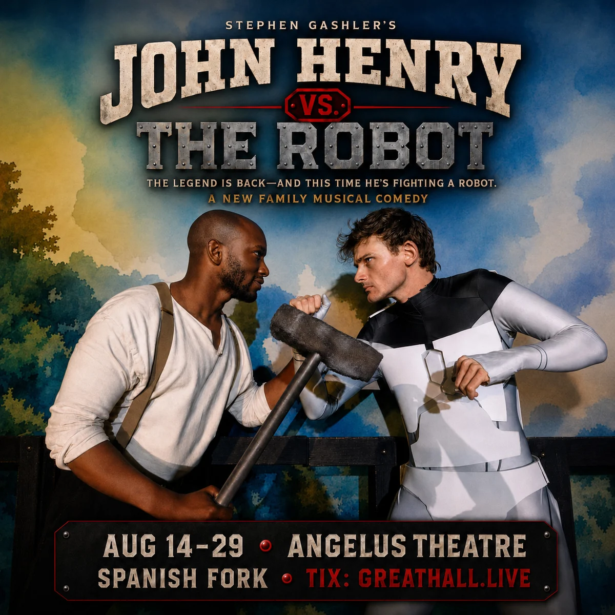 John Henry vs. the Robot artwork