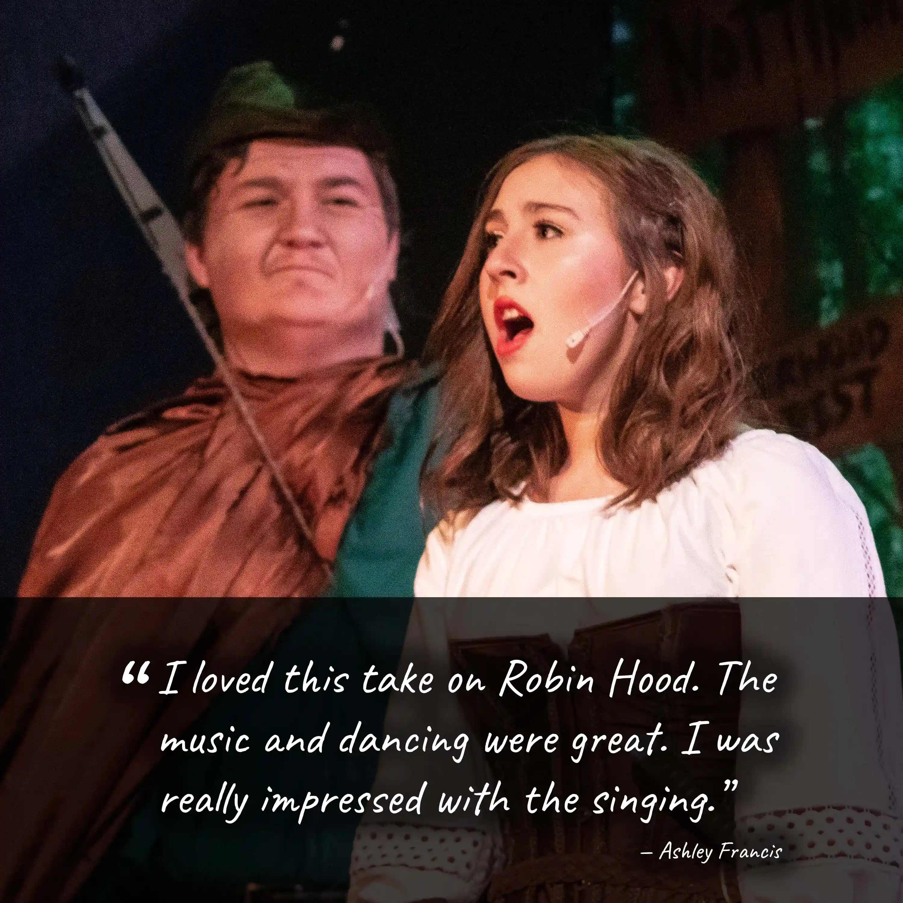The Lady of Sherwood, a previous production